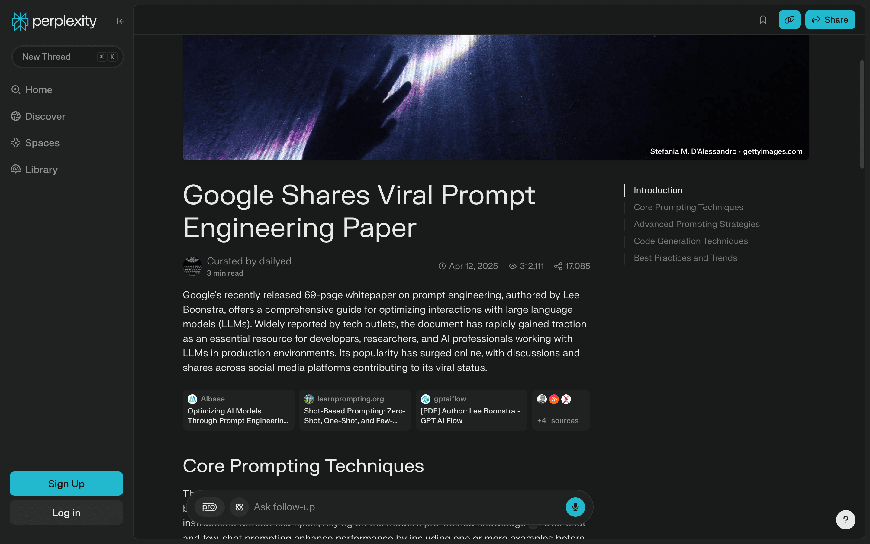 Web Content Summarizer project screenshot